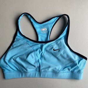 light blue nike sports bra